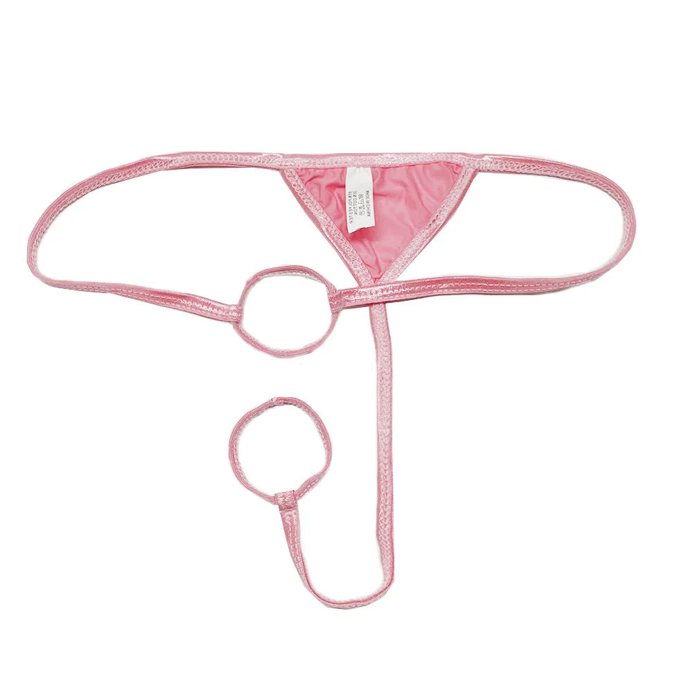 galleryman.com - Thong G-String Rings Support Underwear for Male Member Pink