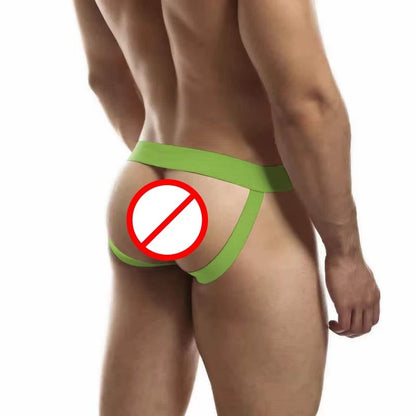 galleryman.com- Soft Male Jockstrap Underwear Green