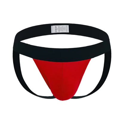 Men's Classic Elastic Jockstrap in Red by Gallery Man