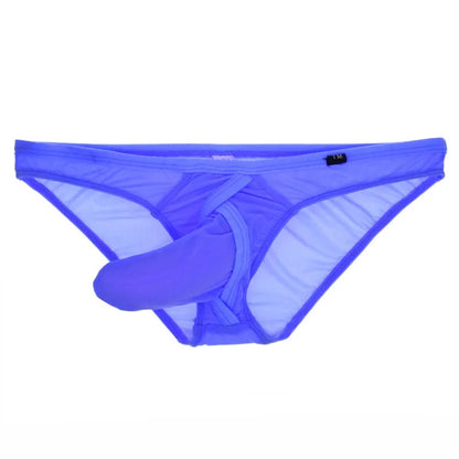 Men's Sexy Briefs Underwear with Elephant Nose Trunk in Blue by Gallery Man