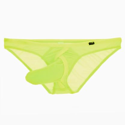 Men's Sexy Briefs Underwear with Elephant Nose Trunk in Green by Gallery Man