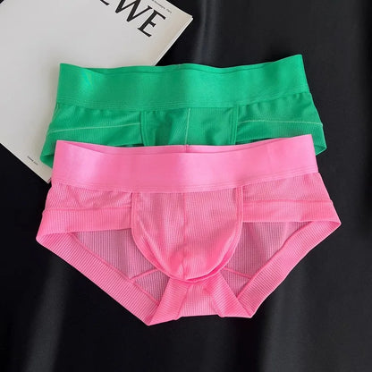 Men’s Ice Silk Cooling Briefs with Wide Waistband & Contour Pouch by Gallery Man