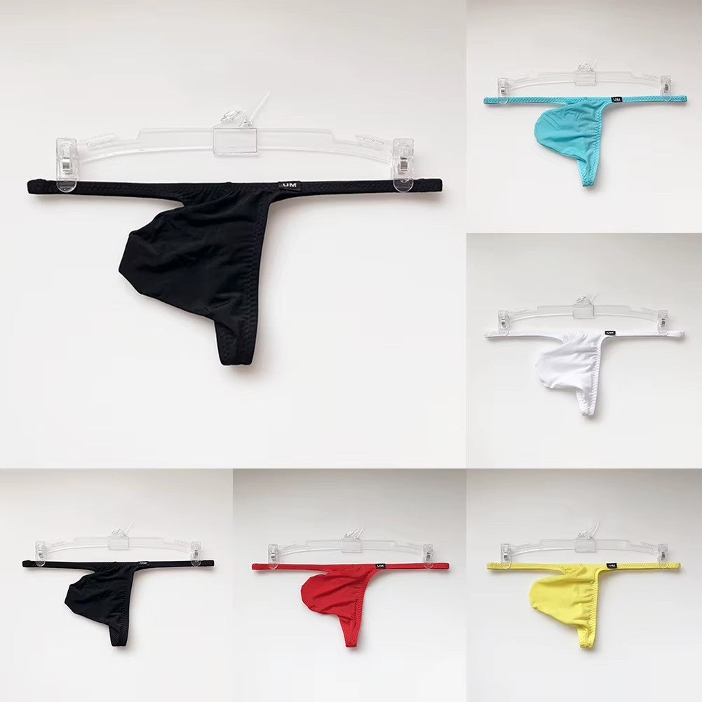 Men's Micro T-Back Thong with Raised Pouch by Gallery Man