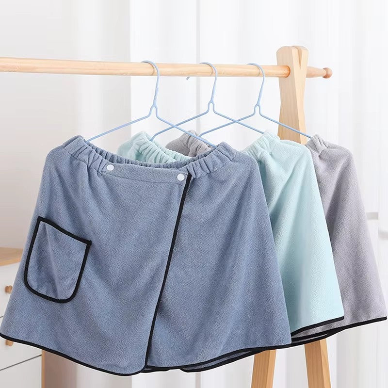 Men’s Quick-Dry Comfort Wrap Towel – Bath & Gym by Gallery Man