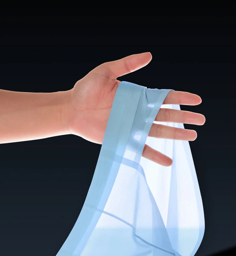 Men's Seamless Ice Silk Briefs Ultra-Thin Underwear by Gallery Man