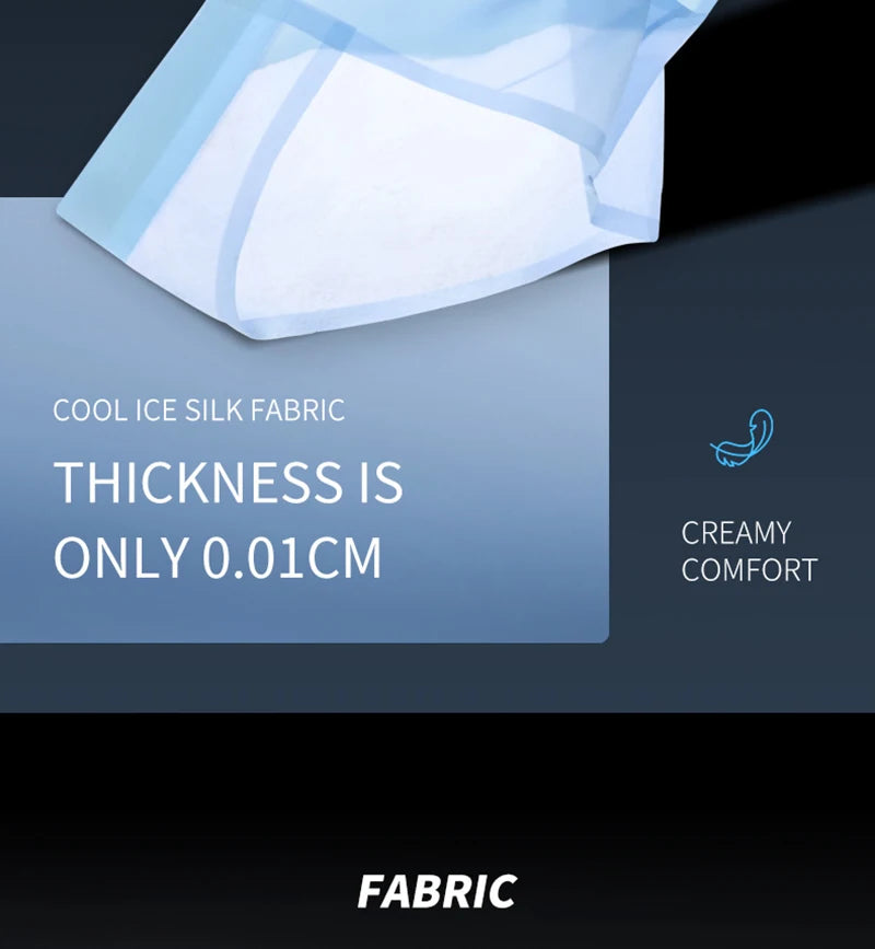 Men's Seamless Ice Silk Briefs Ultra-Thin Underwear by Gallery Man