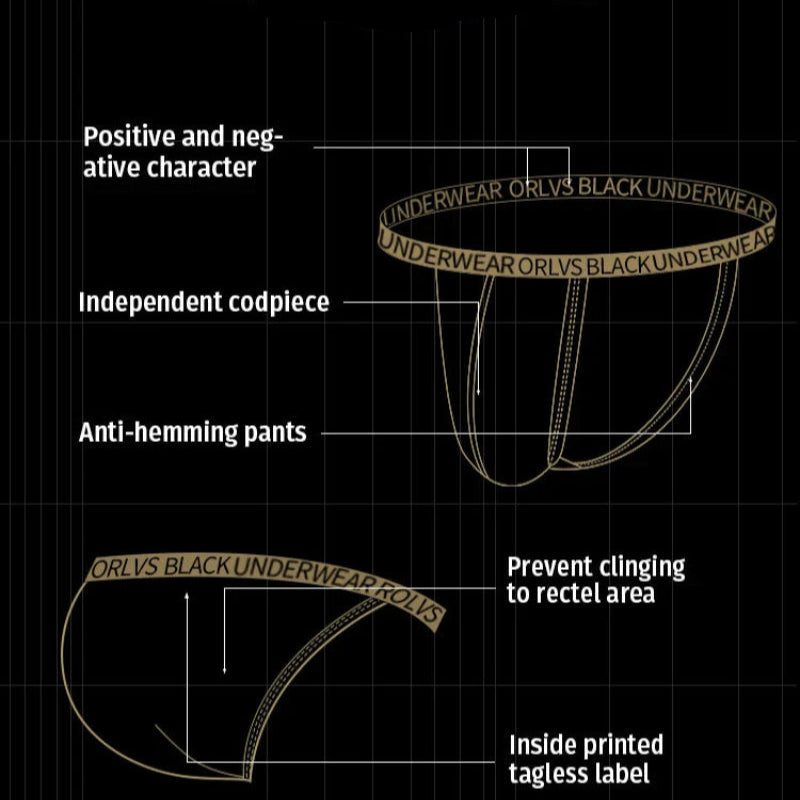 Men Sexy Elegant Cotton Briefs Underwear by Gallery Man