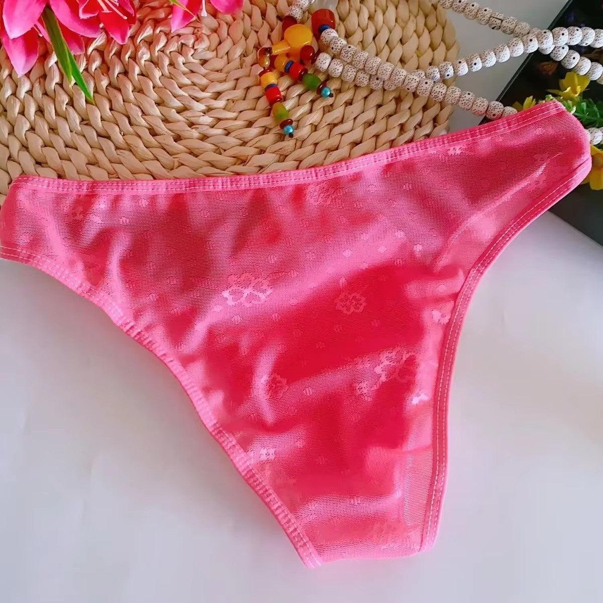 Men's Ultra-Thin Panties with Bulge Pouch in Rose by Gallery Man