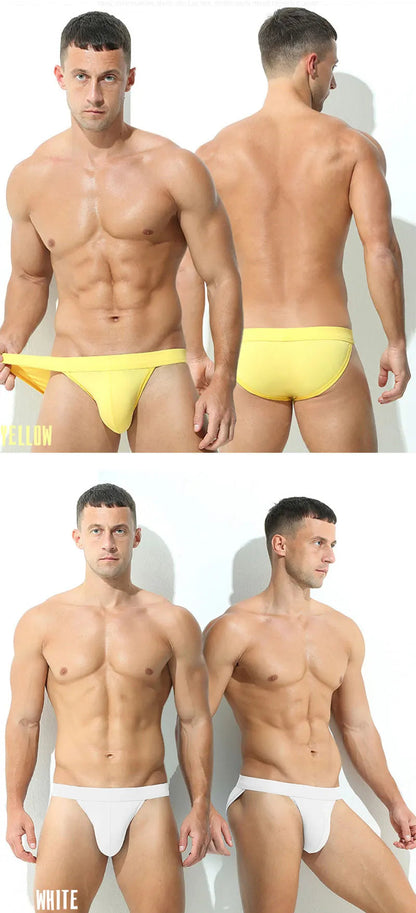 Men's Ice Silk Sexy Briefs Thong Style by Gallery Man