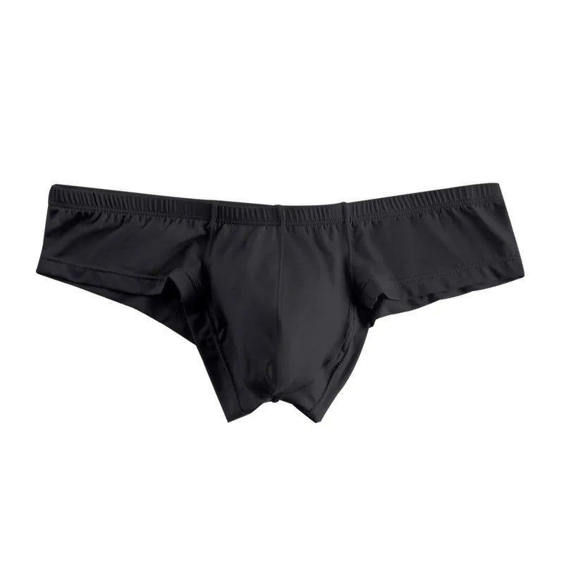 Men's Quality Briefs Thin Soft Comfortable Underwear in Black by Gallery Man