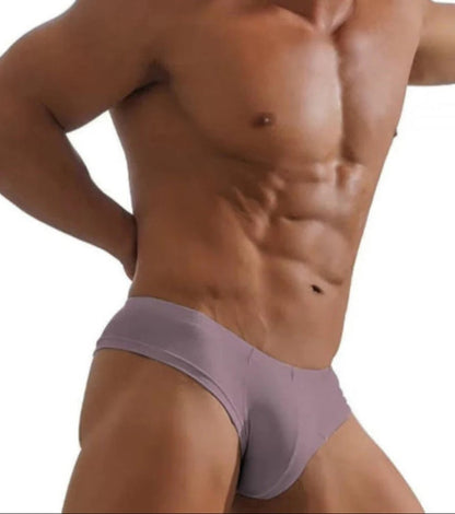 Men's Quality Briefs Thin Soft Comfortable Underwear in Pink by Gallery Man