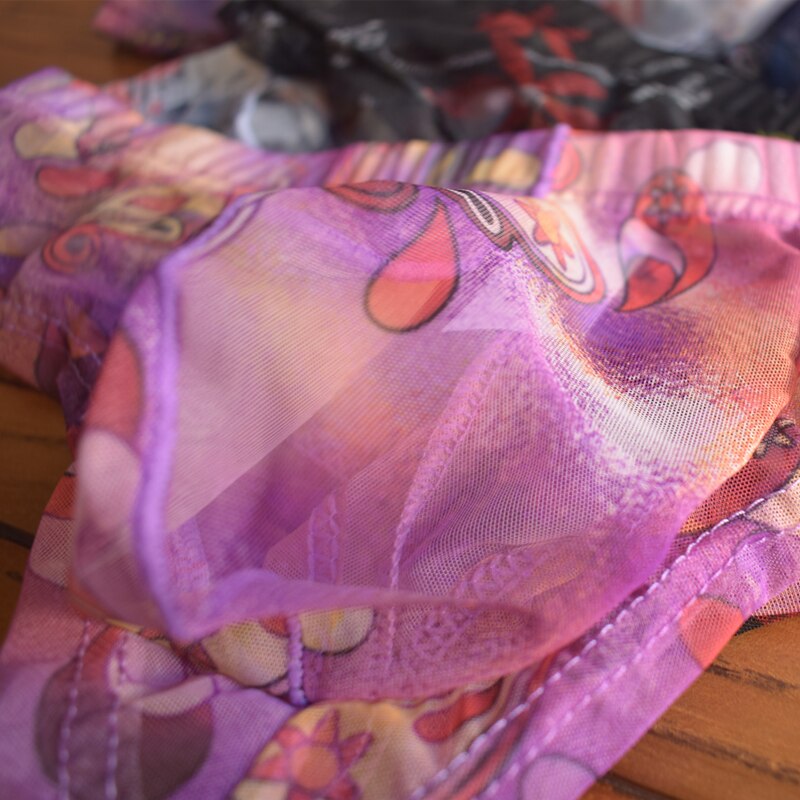 Men's Transparent Perfect-fit Print Briefs Panties by Gallery Man