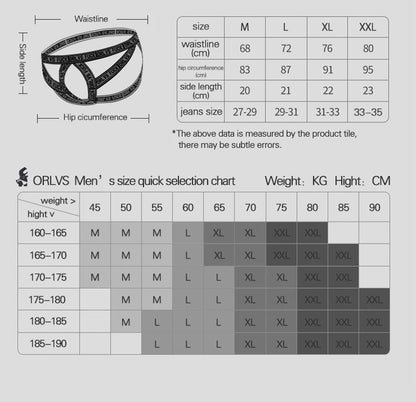 Men’s Provocative Elastic Strappy Bands Cutout Underwear