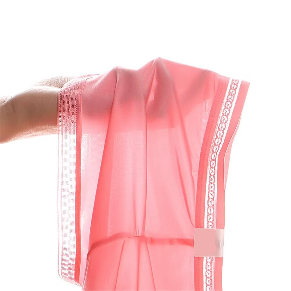 Men Boxer Briefs Ice Silk Translucent Panties Ultra-thin Underwear