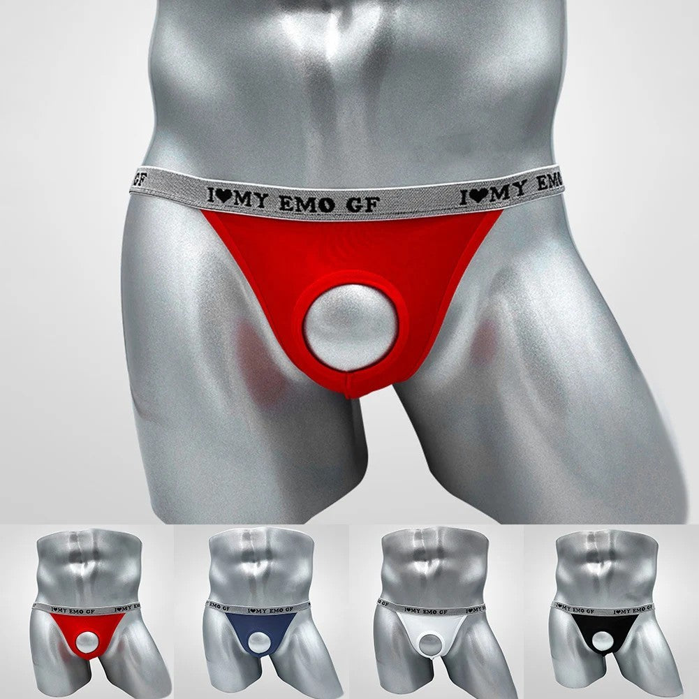 galleryman.com - Men's Briefs G-String Underwear with Banana Ring Hole