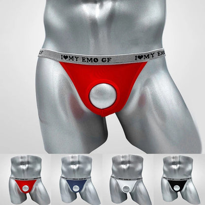 galleryman.com - Men's Briefs G-String Underwear with Banana Ring Hole