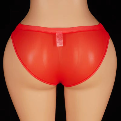 Herren Slips Mesh Transparent Offen Elefantennase Ultraleicht Unterwäsche