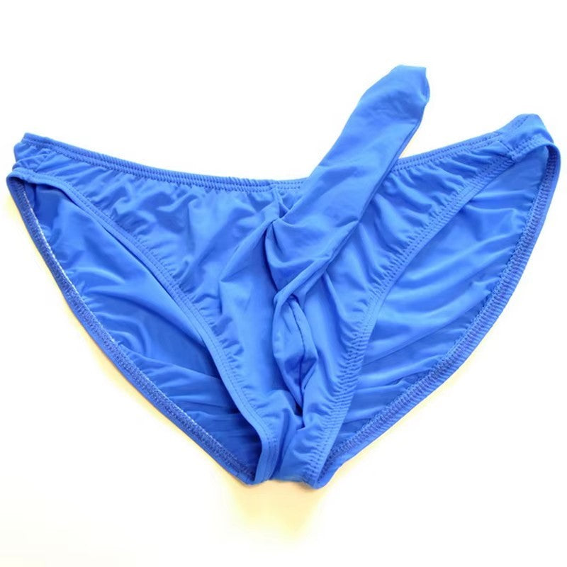 Herren Eis Seide Transparent Elefantenrüssel Slip Unterwäsche
