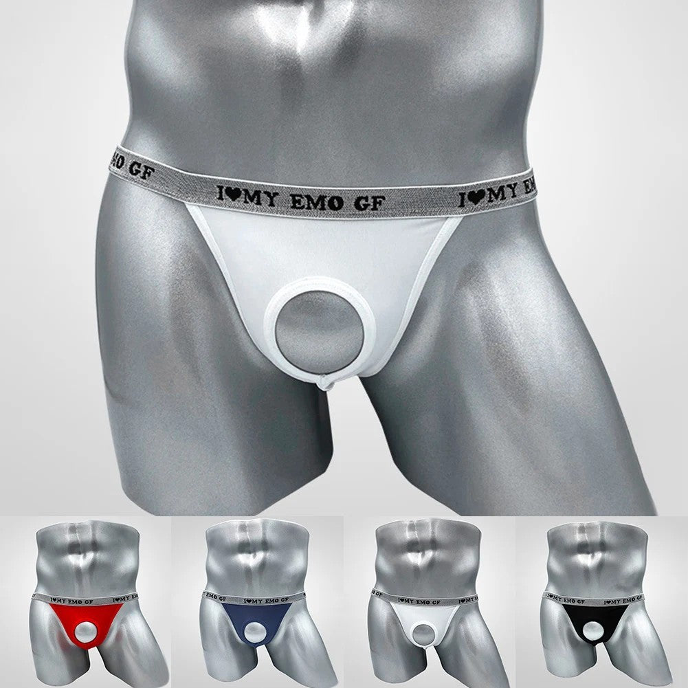 galleryman.com - Men's Briefs G-String Underwear with Banana Ring Hole
