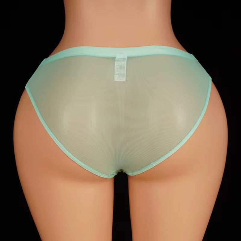 Herren Slips Mesh Transparent Offen Elefantennase Ultraleicht Unterwäsche
