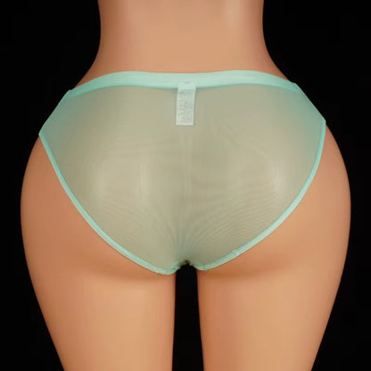 Herren Slips Mesh Transparent Offen Elefantennase Ultraleicht Unterwäsche