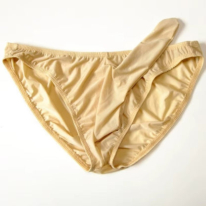 Herren Eis Seide Transparent Elefantenrüssel Slip Unterwäsche