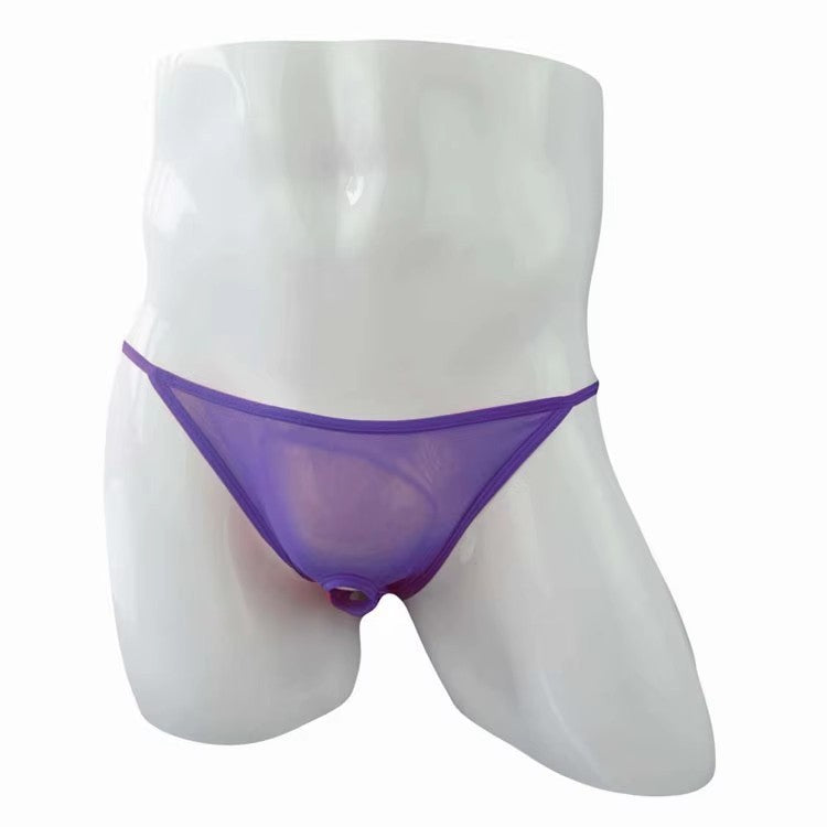 Men Thong G-String Sexy Hole Underwear
