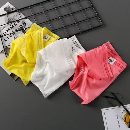 Men's Briefs Ultra-thin Ice Silk Panties Underwear