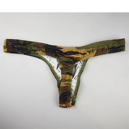 Men's Sexy Camouflage T-Thong Underwear