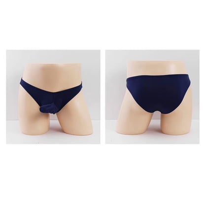 Herren Eis Seide Transparent Elefantenrüssel Slip Unterwäsche
