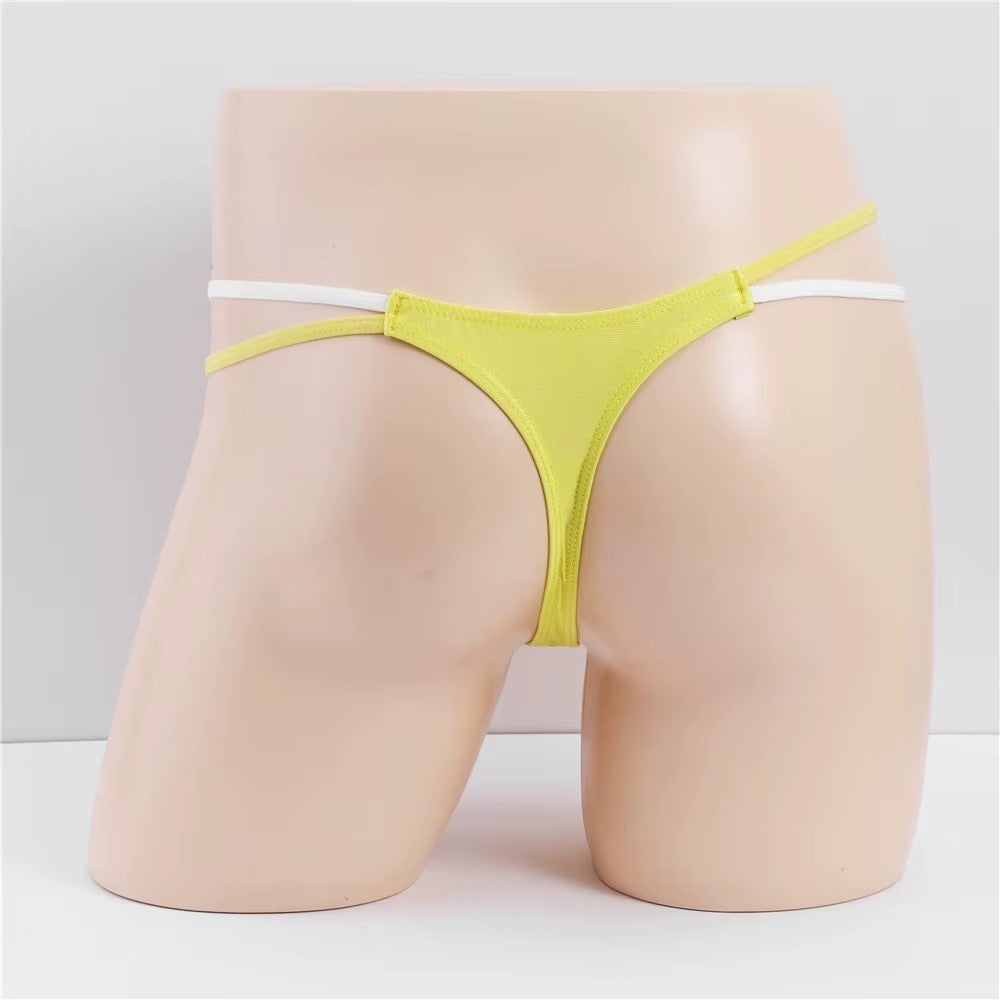 Men's Double Waistband Micro Thong Underwear