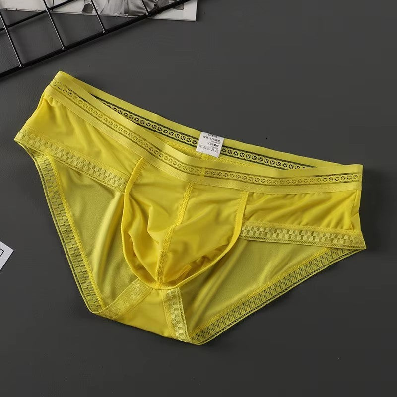 Men's Briefs Ultra-thin Ice Silk Panties Underwear