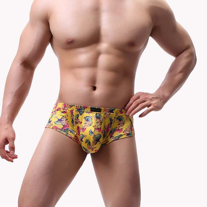Men's Printed Colored Briefs Underwear
