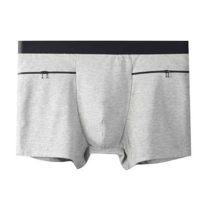 Men Boxer Briefs Underwear with Pockets