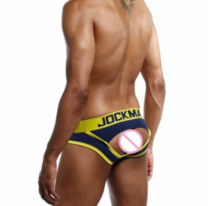 galleryman.com- Men Briefs Jockstraps Underwear Navy Yellow