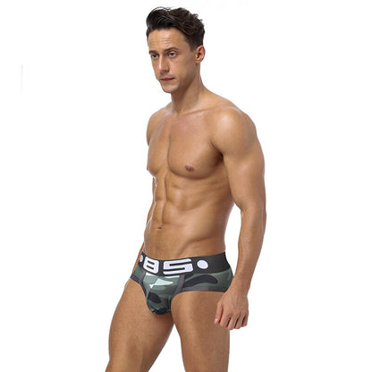 galleryman.com - Men Briefs Camouflage Underwear Gray