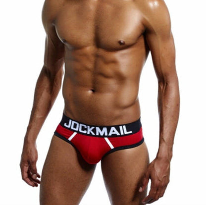 galleryman.com- Men Briefs Jockstraps Underwear Red Black