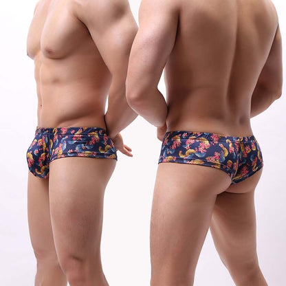 Men's Printed Colored Briefs Underwear
