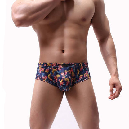 Men's Printed Colored Briefs Underwear