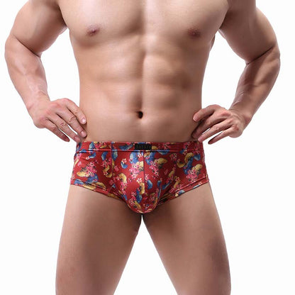 Men's Printed Colored Briefs Underwear