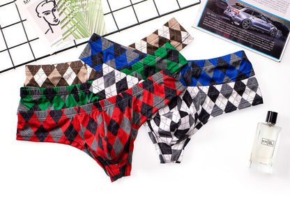 Men Comfortable Printed Briefs Underwear