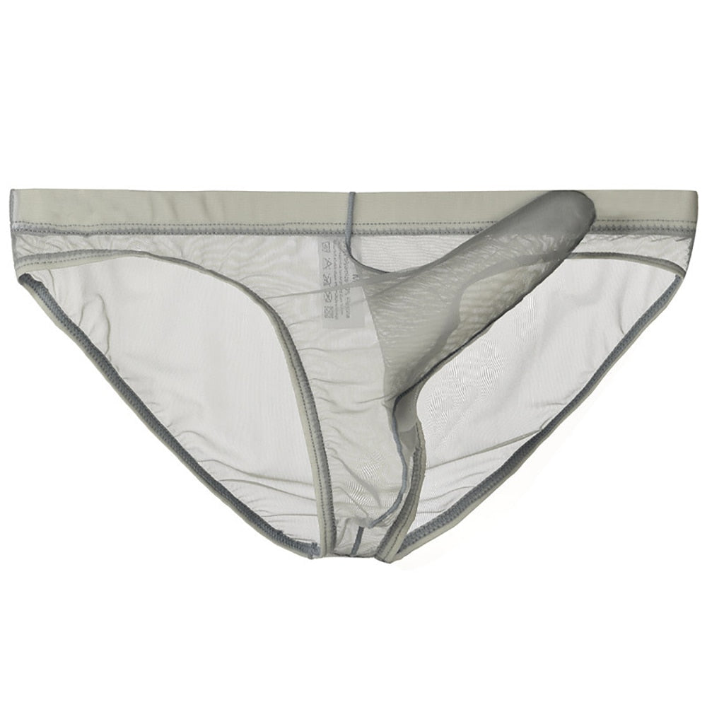 Men Brief Sexy Translucent Elephant Nose Underwear