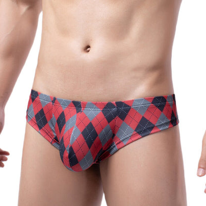 Men Comfortable Printed Briefs Underwear