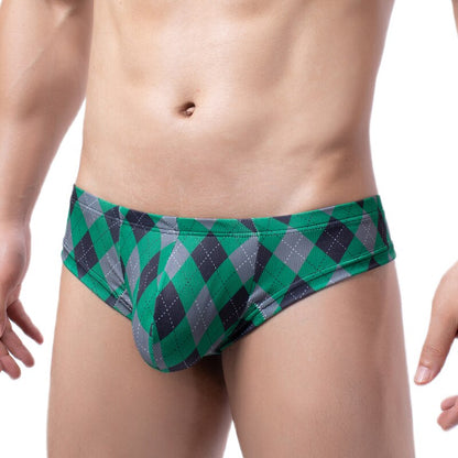 Men Comfortable Printed Briefs Underwear