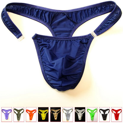 Men’s Sexy Low Rise Bikini Thong with Side Clasps