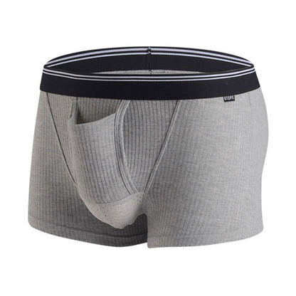 Men’s Breathable Boxer Briefs with Front Pouch Support Underwear