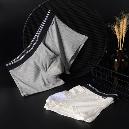 Men’s Breathable Boxer Briefs with Front Pouch Support Underwear