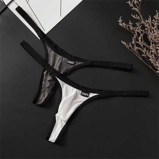 Men's Sexy Thongs G-String Bulge Pouch Underwear