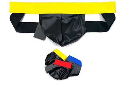Men's Colored Belt Jockstrap Underwear