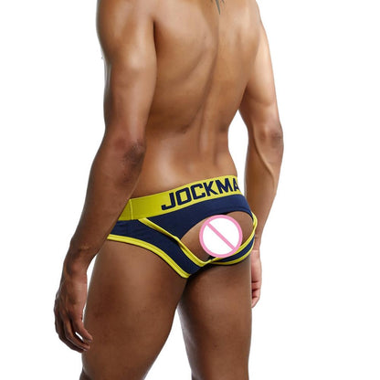 galleryman.com- Men Briefs Jockstraps Underwear Navy Yellow